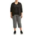 thumbnail image 4 of Athletic Works Women's Plus Size Dri More 22" Core Capri, 4 of 4