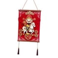 thumbnail image 3 of Decoración de Año Nuevo Chino con Borlas Tradicional Ligera Oriental Lunar Estilo C, 3 of 9