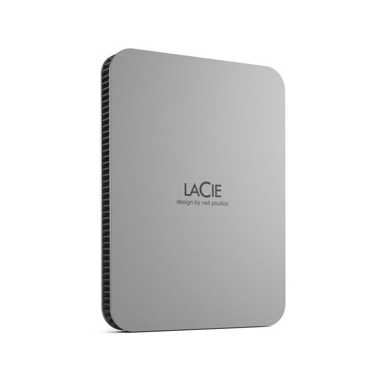 LaCie 5TB USB-C Portable Hard Drive Moon Silver, Mobile LaCie 5TB USB-C Portable Hard Drive Moon Silver, Mobile