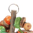 thumbnail image 2 of Parrot Chewing Toy Multi Colored Corn Cobs Wood Blocks Nuts Bark Hanging Pet Bird Bite Toy for Chewing Beak Exercise, 2 of 2