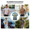 thumbnail image 5 of Wukai Monk Walking On Water Men’s Polo Shirts Sleeve,Camisas Polo Para Hombre,True Classic Tees Men-4X-Large, 5 of 6