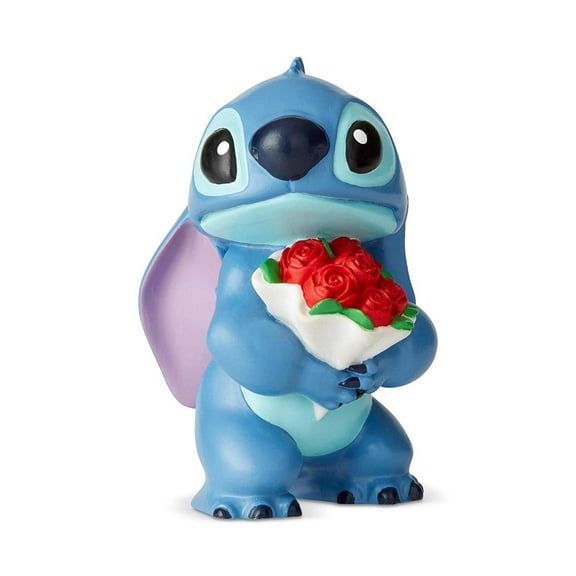 Disney Showcase Stitch with Flowers Mini Figurine 3in H