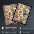 thumbnail image 2 of Artery8 Rustic Wildflower Painting Floral Autumn Folk Art Living Room Large Wall Art Poster Print Thick Paper 18X24 Inch, 2 of 5