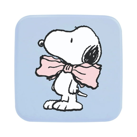 Impressions Vanity Peanuts Snoopy Bowtie LED Compact Mirror with Touch Sensor and 2X Magnified