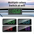 thumbnail image 5 of Car HUD GPS Speed Display, Bluetooth HD Head Up Display with Overspeed Alarm, Multifunctional Mileage Tracker, Universal Fit for All Vehicles, Plug & Play Safety Alert Accessories, 5 of 9