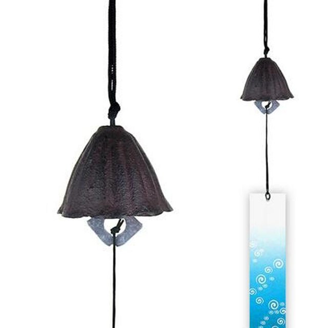 Campana de viento japonesa Soledad Carillón de hierro Colgante decoración de jardín
