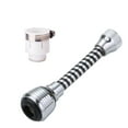 thumbnail image 1 of Birdeem Rallonge d'Éclaboussures de Robinet, Rallonge d'Eau pour Robinet Domestique, Douche, Économie d'Eau, Buse de Filtre Rotative avec Joint Universel, 1 of 1