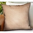 thumbnail image 2 of Plutus 12" x 20" Lush Sepia Solid Luxury Outdoor Throw Pillow in Off White, 2 of 3