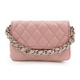 thumbnail image 4 of Premium Small Soft Vegan Leather Quilted Shoulder Bag Crossbody Handbag, 4 of 5