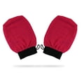 thumbnail image 2 of HOMEIORA 2pcs Deep Exfoliating Glove - Biodegradable Viscose, Body Exfoliator Improves Skin Texture, Exfoliating Face Scrub Reduces Acne, Dead Skin Remover for Body, Rose Red, 2 of 8