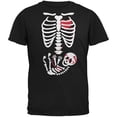 thumbnail image 1 of T-Shirt pour Adulte Noir Halloween Bébé Fille Geek Lunettes Squelette, 1 of 1