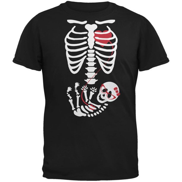 Old Glory Halloween Baby Geek Girl Glasses Skeleton Black Adult T Shirt Medium Walmart Com Walmart Com