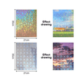 thumbnail image 4 of 18 Holographic Stickers, Self-Adhesive Transparent Film, A4 Waterproof Sticker Covering Film, Suitable for Windows, 4 of 5