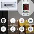 thumbnail image 4 of yeacher Smart Circuit Breaker with LCD Display - Over/Under Voltage, Overcurrent, Leakage & Temperature Protection, Metering Function, Easy Installation, DIN Rail Mounting for Home & Industrial Use, 4 of 7