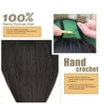 thumbnail image 3 of Lotfon Real Human Hair Toppers for Women with Thinning Hair Hair Loss Cover Gray Hair (Near Black), 3 of 8