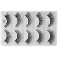 thumbnail image 1 of Pestañas postizas gruesas, 5 pares de pestañas postizas rizadas, densas y gruesas, maquillaje, pestañas postizas, innovación moderna, 1 of 9
