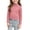 Hot Pink, variant on XUNKUSGA Girls Shirts Cute Mock Neck Lettuce Trim Long Sleeve Shirts Soft Ribbed Knit Slim Fit Base Layer Classic Solid Color Pullover Tops for Girls