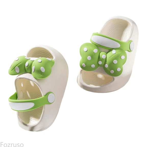 Fozruso Girls Slippers For Toddlers Soft Sole Cute Cartoon Indoor Outdoor On Shoes For Baby Girls Casual Comfortable Non Lightweight,Warm Winter Slippers Sizes 5 Little Kid(1-2 Years)