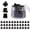Style 3, variant on 36 Pcs Durable Mini Hair Claw Clips, for Design Kids and Adult Hairstyles, Decroation Buns, Pining Bangs, Strong Grip, Multifunction Clamp Clips. - Style 4