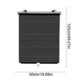 thumbnail image 3 of Adjustable Roller Window Shade, No Drill Suction Cup Mount, Sunscreen Light Blocking Blind, Expandable for Bedroom, Office, Home Windows and Car Windshield Use, 49*20in, Gray, 3 of 8