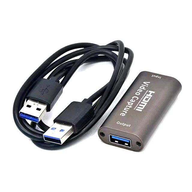 Tarjeta de captura HDMI de 60 Hz con cable 4K a USB3.0 cabezal azul 1080p 60fps colector de juegos en vivo