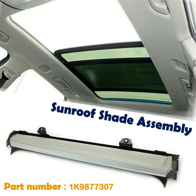 Car Accessories Exterior Sun Visor Gray Sunroof Sunshade Cover Curtain