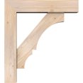 thumbnail image 3 of Ekena Millwork 7 1/2"W x 34"D x 38"H Balboa Block Smooth Bracket w/ Offset Brace, Douglas Fir, 3 of 25