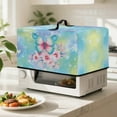 thumbnail image 4 of FOR U DESIGNS Butterfly Flower Pattern Microwave Oven Cover Wear-Resistan Microwave Oven Folding Covers Dust-Proof Kitchen Appliance Covers (18.25" W x 14.5" D x 11" H)-S, 4 of 8