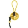 thumbnail image 2 of YaoZQ Yellow Dog Leash for Small Dogs, 4ft Reflective Nylon Rope Puppy Lead with Soft Padded Handle, Lightweight Training Leash, 47 in, 2 of 4