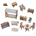 thumbnail image 4 of KidKraft KidKraft Charlotte Classic Wooden Dollhouse with EZ Kraft Assembly™, 14-Piece Accessory Set, for 12-Inch Dolls, 4 of 9
