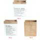 thumbnail image 5 of Wosthever Pequeño tamaño grande doble capas bolsa de papel Kraft plantas juguetes niños libros diversos organizar cesta de Luandry Decoración del hogar blanco 17*14.2*9 cm, 5 of 6
