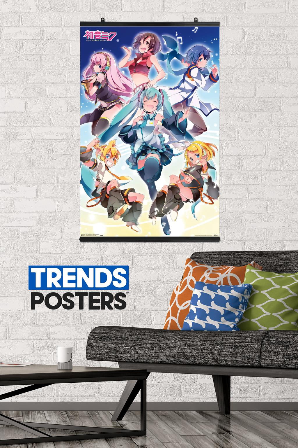 Hatsune Miku - Group Wall Poster, 22.375" x 34"