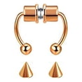 thumbnail image 4 of RYGRZJ Solid Color Magnetic False Nose Ring, 4 of 8