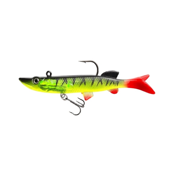 Kiddiway Jerkbait Lead Core Swimbait Heavy - Lead Head Soft Fish, Long Cast Lure for Muskie, Bass, Sea Bass, Fresh and Salt Water