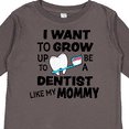 thumbnail image 4 of Inktastic I Want To Grow up To Be a Dentist Like My Mommy Boys or Girls Long Sleeve Toddler T-Shirt, 4 of 5