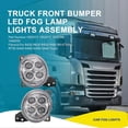 thumbnail image 5 of 1Pair 24V Truck Front LED Fog Light Assy 1852573 1852572 for, 5 of 5