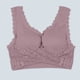 thumbnail image 3 of Gibobby Brasier sin Varillas Mujer Sujetador grande para dormir con hebilla lateral frontal para mujer, sin movimiento de anillo de, ajuste de reunión sin costuras(Oro Rosa,Chico), 3 of 4