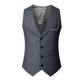 thumbnail image 3 of Ceisia Men's Slim V-Neck Single-Breasted Suit Sleeveless Polyester Vest Gift, 3 of 3