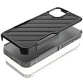 thumbnail image 6 of TJS for iPhone 11 Phone Case, [Military Grade] Noble Lined Shockproof Dual Layer Hybrid Protective Cover (Black/Grey), 6 of 6