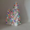 thumbnail image 3 of Árbol de Navidad de cerámica pintado a mano de 15 pulgadas con luces LED, decoración del hogar, fiesta de Navidad, 3 of 4