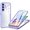 Purple, variant on 360°All-Inclusive Phone Case for Samsung Galaxy S23 FE, [Built in Screen Protector] Dual Layer Full Body Shockproof Clear Cover Case [Not-Yellowing] for Samsung Galaxy S23 FE QB-Pink