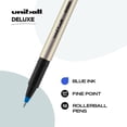 thumbnail image 2 of Bolígrafo Rollerball Uni-Ball Deluxe Punta Fina 0.7mm Tinta Azul Paquete de 12, 2 of 6