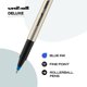 thumbnail image 2 of Bolígrafo Rollerball Uni-Ball Deluxe Punta Fina 0.7mm Tinta Azul Paquete de 12, 2 of 6