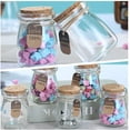 thumbnail image 6 of BENECREAT 10 Pack Glass Wedding Party Favor Jars with Cork Lids, Label Tags and String for Candy, Spices, Seashell Collection, Candle Making and More Pudding Bottle-shaped, 6 of 7