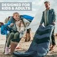 thumbnail image 5 of Sleeping Bags for Adults Cold Weather & Warm - Backpacking Camping Sleeping Bag for Kids 10-12, Girls, Boys - Lightweight Compact Camping Essentials Gear Accessories Hiking Sleep Must Haves, 5 of 15