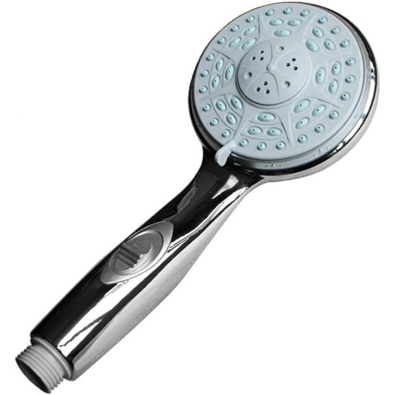 Handheld Shower Head, with Pause Switch, 4.3" High Pressure Showerhead,Chrome Handle Finish