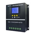 thumbnail image 1 of 100A 80A 60A Solar Charge Controller 12V 24V 36V 48V Solar Panel Lead Acid/Lithium Battery Regulator Dual USB ,Widely Used, 1 of 5