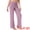 Purple, variant on Women's Casual Wide Leg Drawstring Sweatpant XS Black
