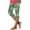 Green, variant on RXMEKW Printed Leggings for Women, Yoga Casual Cropped Pants with Stretchy Fabric, Flattering Fit for Workout and Daily Wear