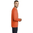 thumbnail image 4 of Port & Company Tall Long Sleeve Core Blend Tee - PC55LST Safety Orange | 5.5 Oz Size - XLT | Buy from PORT & COMPANY, 4 of 7